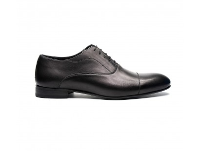 elegant oxford in black calf leather